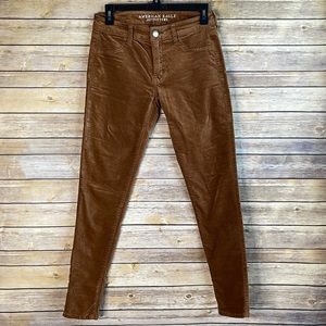 👖NWOT AE velvet jeggings